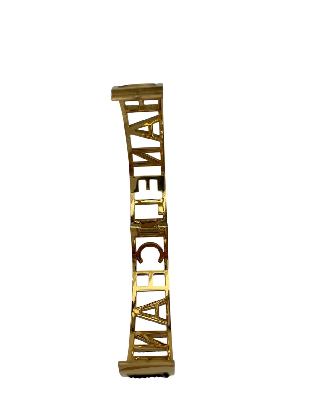✨ Gold-Tone Logo Cutout Crystal Bangle Bracelet ✨ - Picture 7 of 7